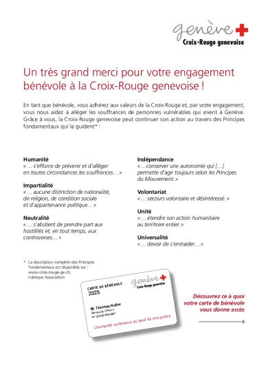 Flyer Bénévoles 2025